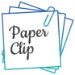 Paper Clip Logo Dark